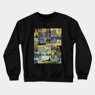 Vincent van Gogh - Artwork Collage Crewneck Sweatshirt